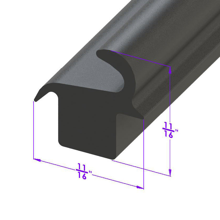 Lp 13-/Ft Swing-Out Windshield Seal Sold By The Foot