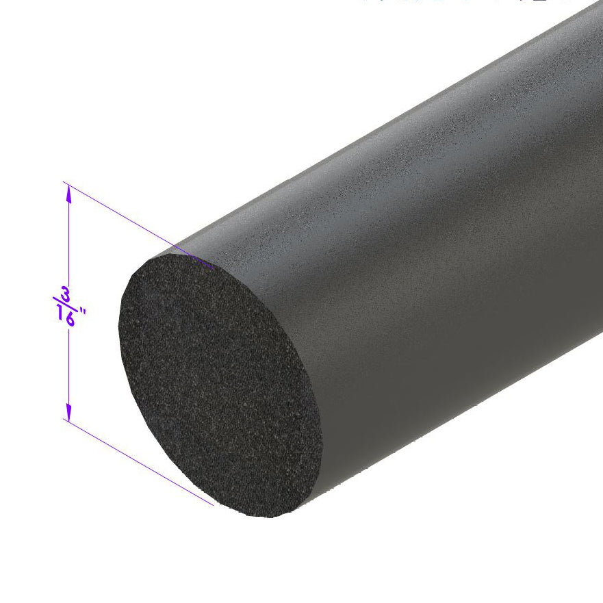 Lp 2051 1875 Round Extrusion Sold By The Foot
