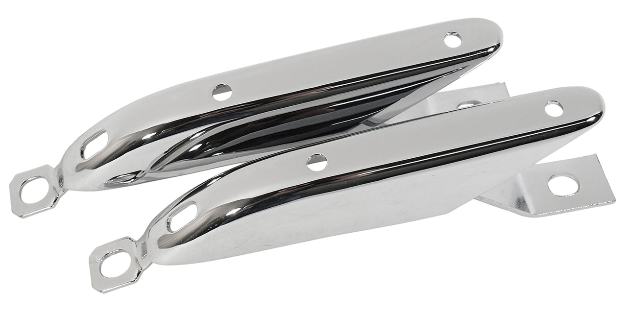 1967-1968 Mustang Bumper Guards. Rear Chrome - CA-MA10462-Classic-Auto-Store-Online