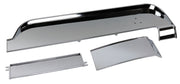 1967-1968 Mustang Deluxe Dash Panel Trim - 3pc Set - Chromed Plastic - W/O Inserts - CA-MA11252-Classic-Auto-Store-Online