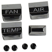 1967-1967 Mustang Heater Control Knobs - W/Air Conditioning - CA-MA14949-Classic-Auto-Store-Online