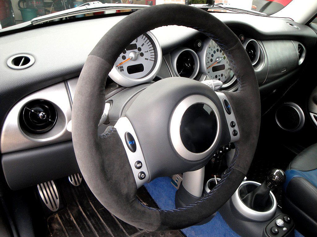 2001-06 MINI Cooper steering wheel cover - 2-spoke