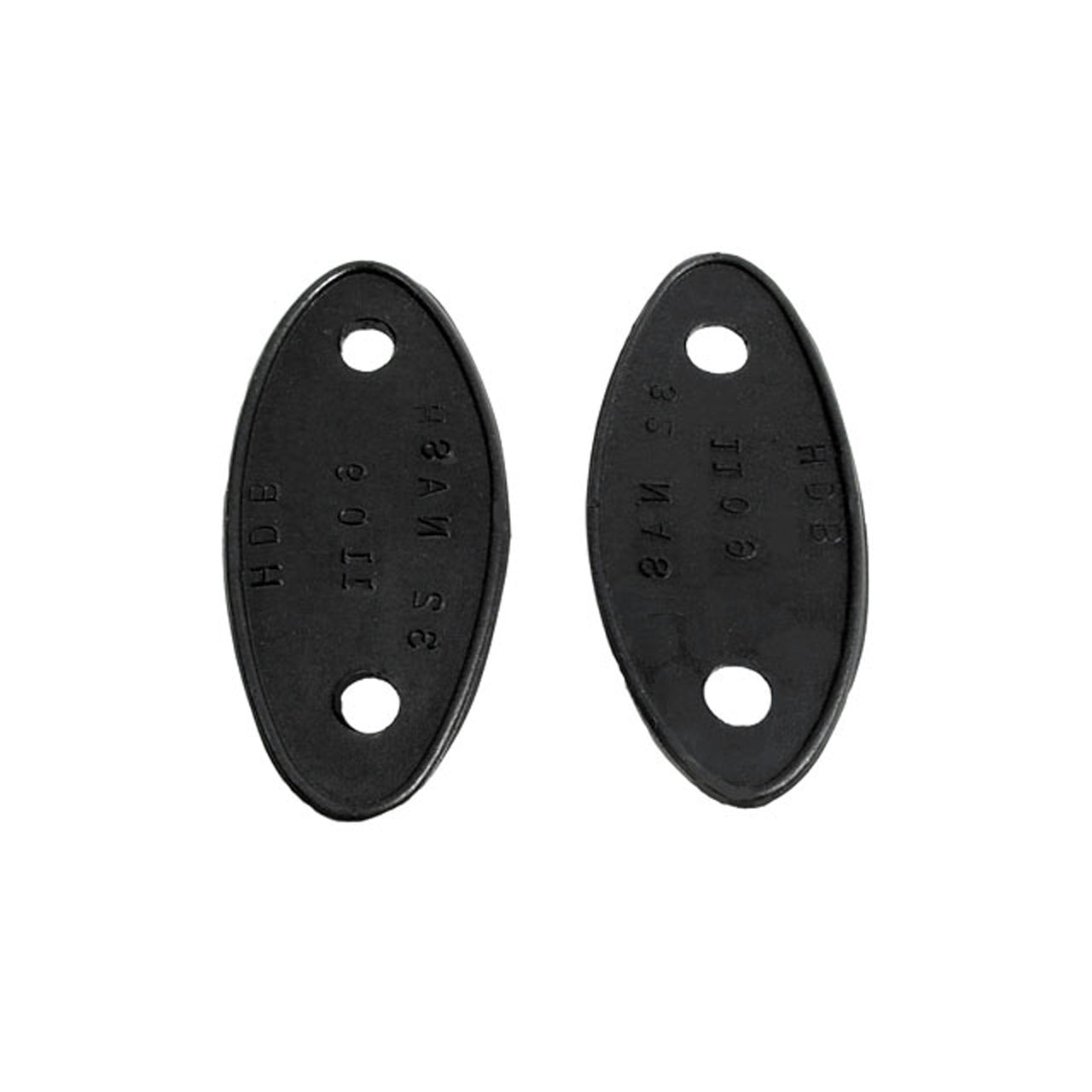 Mp 1109 Headlight Bar Pads 2-1/8" Wide X 4-1/2" Long Pair Nash Advanced 1932-1933, Ambassador 1932-1933, Big Six 1932-1933, Series 960 1932