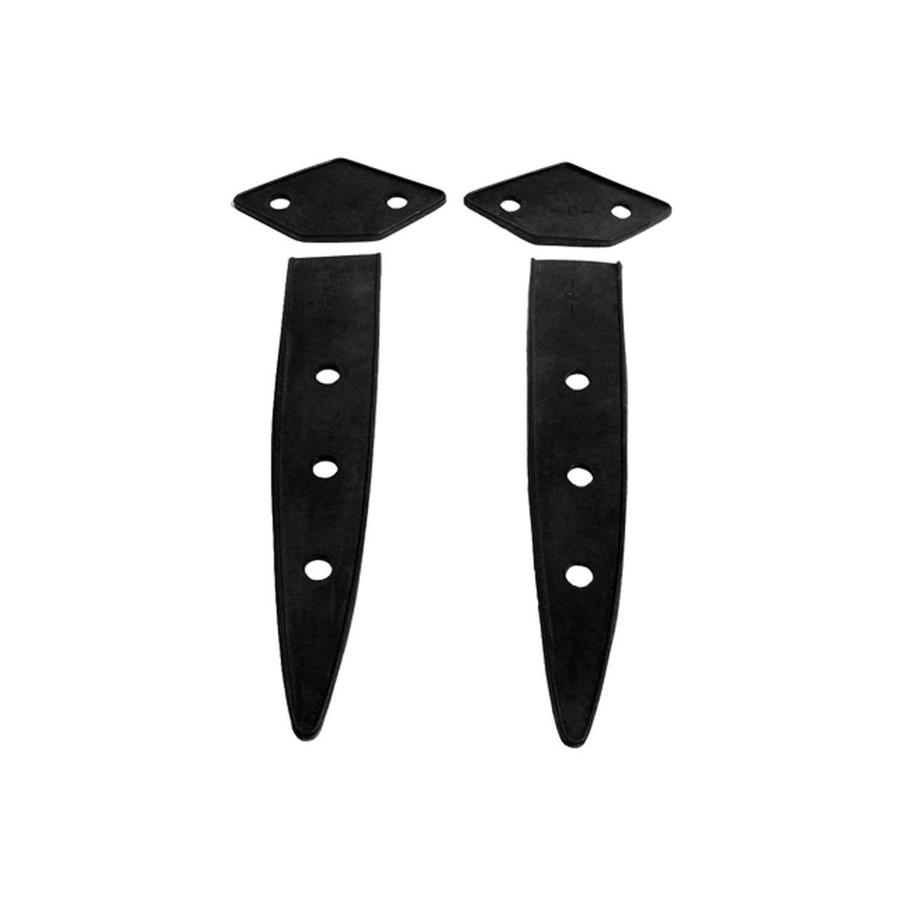 Mp 1400-A Trunk Hinge Pads 7" Long & 3-1/4" Wide X 1-3/4" Long Riley 1 1/2 Litre 1950, 2 1/2 Litre 1950
