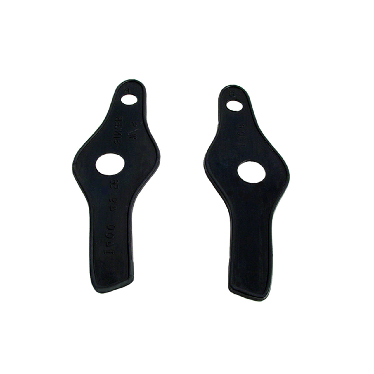 Mp 1400 Windshield Post Pads 2-3/8" Wide X 6-3/4" Long Pair Singer 4A 1950-1951, 4Ab 1951-1952, 4Ad 1951-1956, Nine 1949, Sm 1500 1949