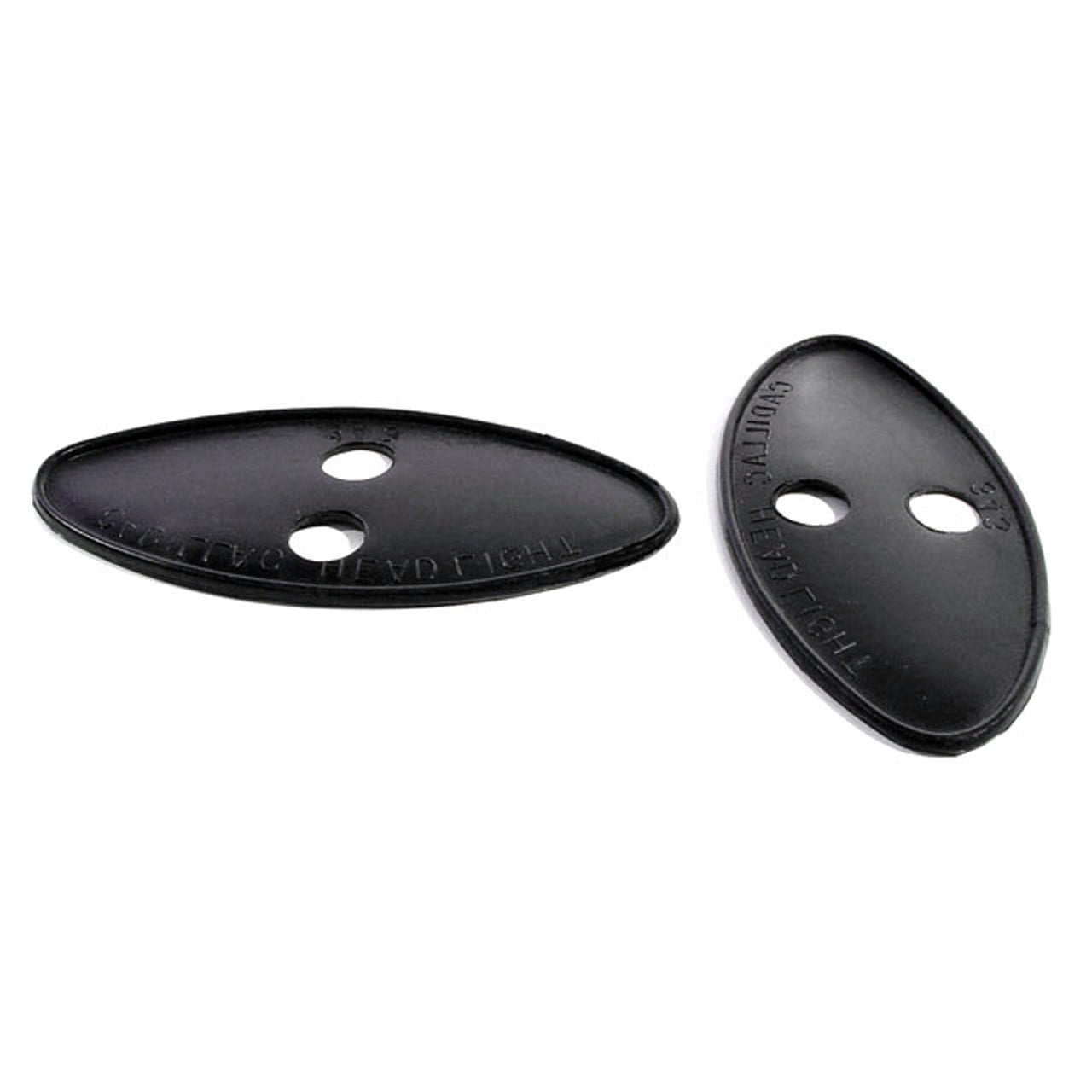Mp 343 Headlight Base Pads 2-1/2" Wide X 5-1/8" Long Pair Cadillac Fisher 1932-1933, Fleetwood 1932-1933