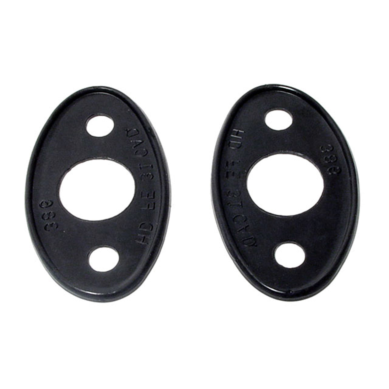 Mp 347 Tail-Light Pads 2-3/8" Wide X 5-7/8" Long Pair Cadillac Fisher 1932-1933, Fleetwood 1932-1933