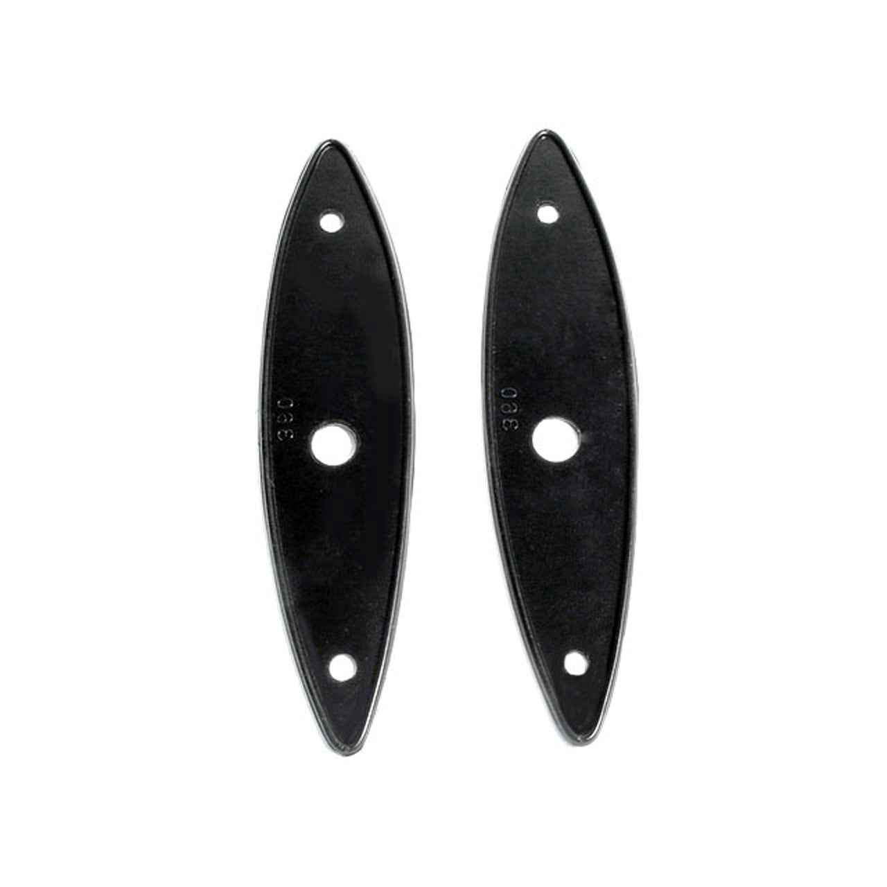 Mp 360 Tail-Light Pads 2" Wide X 8-1/2" Long Pair Cadillac Series 10 1934-1935, Series 20 1934-1935, Series 30 Fleetwood 1934-1935