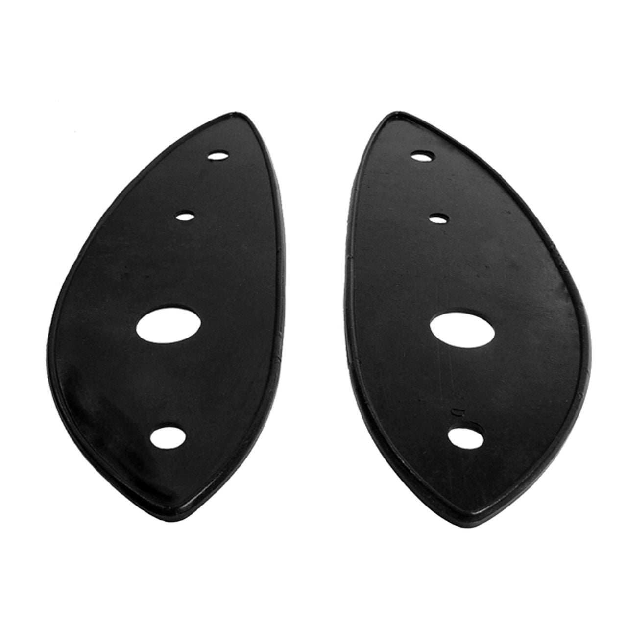 Mp 372 Headlight Pads 3-7/8" Wide X 12-3/8" Long Pair R&L Cadillac Series 10 1934-1935, Series 20 1934-1935, Series 30 Fleetwood 1934-1935