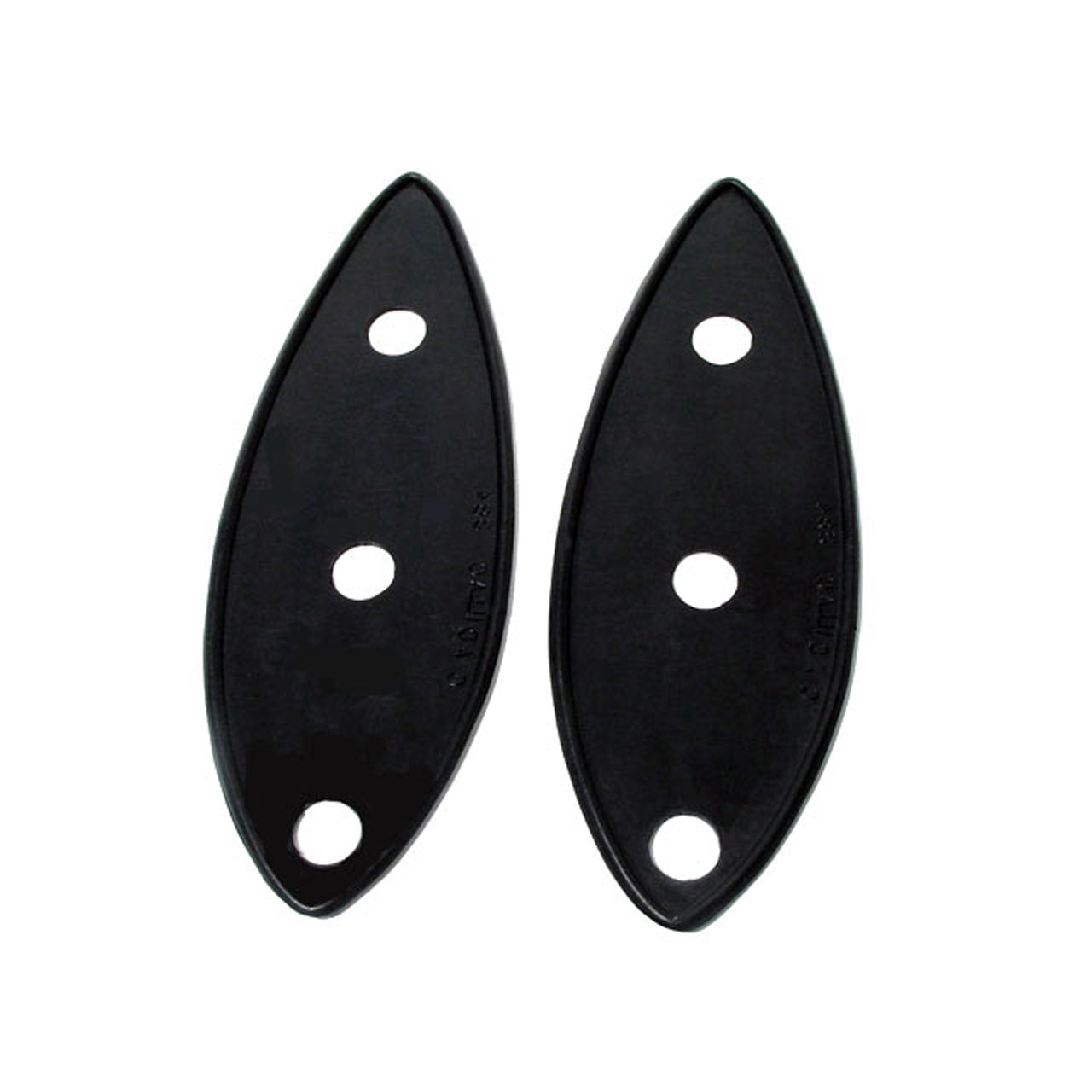 Mp 384 Tail-Light Pads 3-3/4" Wide X 10-1/2" Long Pair Cadillac Series 60 1937, Series 65 1937, Series 70 1937, Series 75 1937