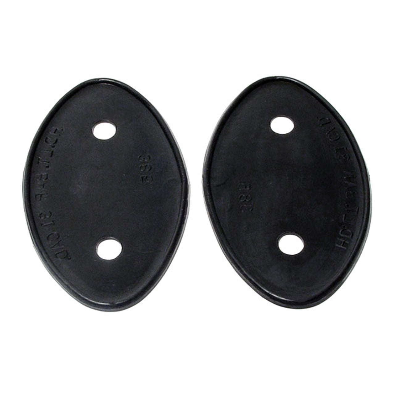 Mp 385 Headlight Bar Pads 2-7/8" Wide X 4-3/4" Long Pair Cadillac Fisher 1930-1931, Fleetwood 1930-1931