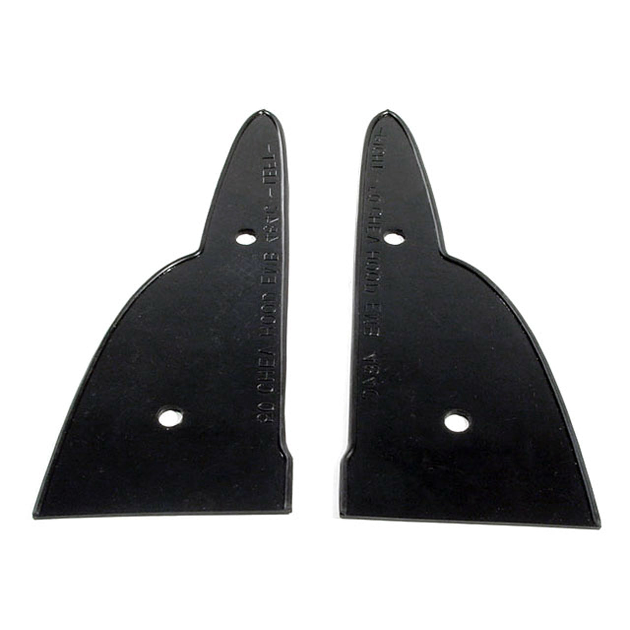 Mp 484-C Hood Emblem Pad Single Item Comprises Two Pieces 3-1/8 In Chevrolet Bel Air 1950, Fleetline 1950, Styleline Deluxe 1950