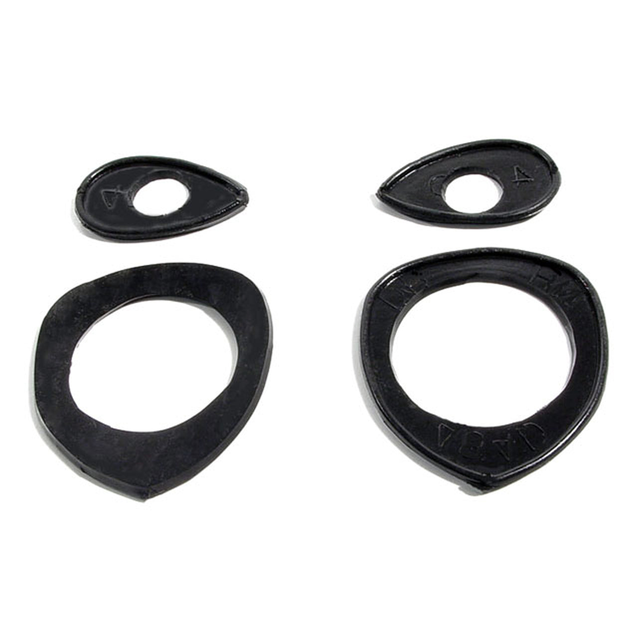 Mp 484-D Door Handle Pads 1-7/8" Long And 1-3/8" Long Pair R&L Chevrolet Bel Air 1950-1952, Fleetline 1949-1952, Styleline Deluxe 1949-1952