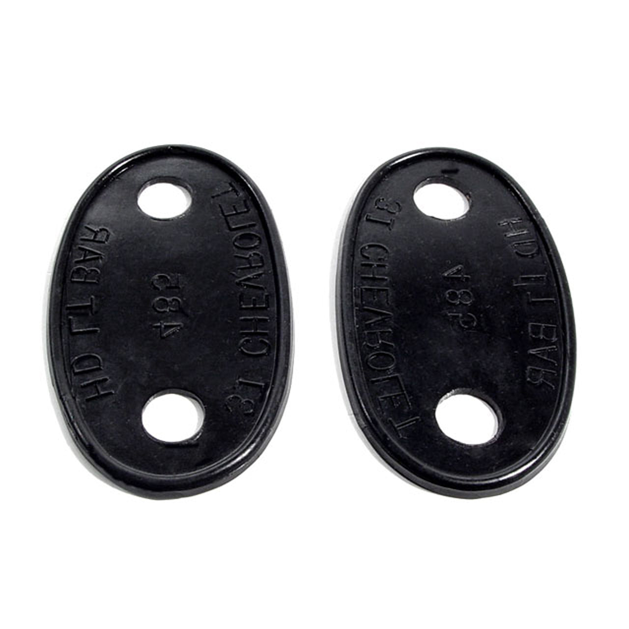 Mp 485 Headlight Bar Pads 1-7/8" Wide X 3-1/4" Long Pair Chevrolet Ae Independence Truck 1931