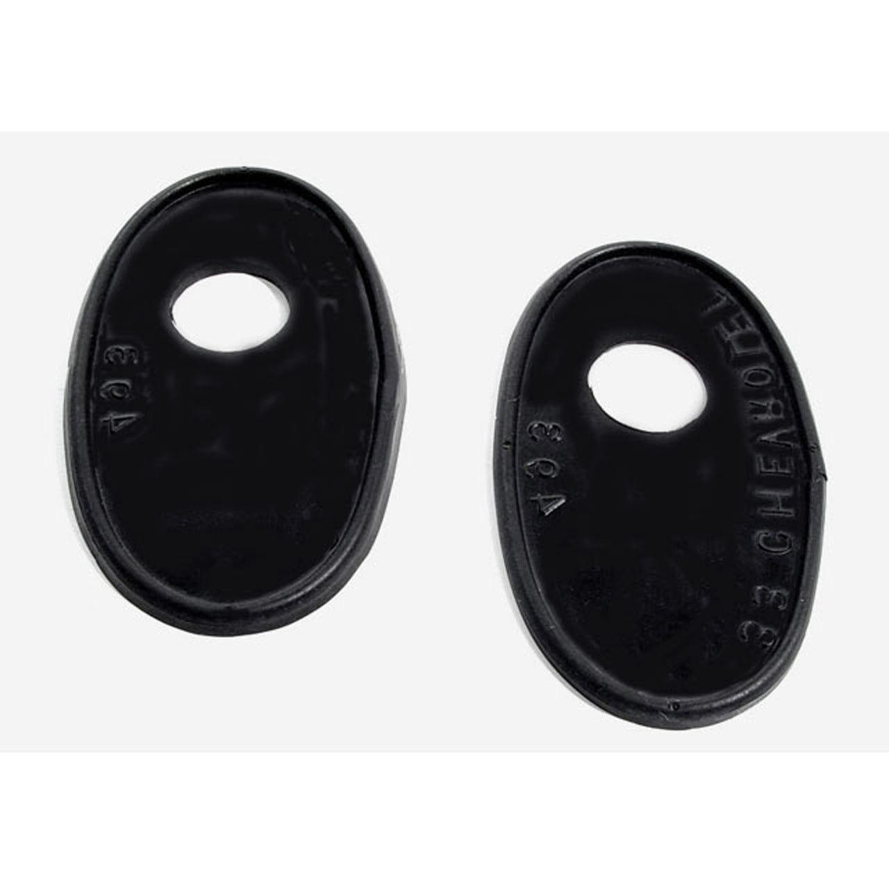 Mp 493 Headlight Pads 2-1/8" Wide X 3-3/4" Long Pair Chevrolet Eagle 1933, Master 1934, Mercury 1933, Standard 1934