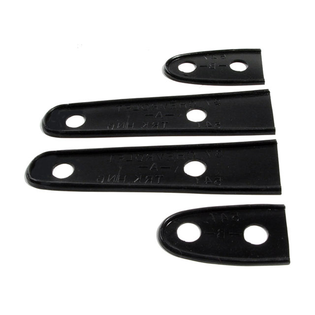 Mp 547 Trunk Hinge Pads 1-3/8" Wide X 7-3/4" Long 4-Piece Set Chevrolet Master 1937-1938, Master 85 1939, Master Deluxe 1937