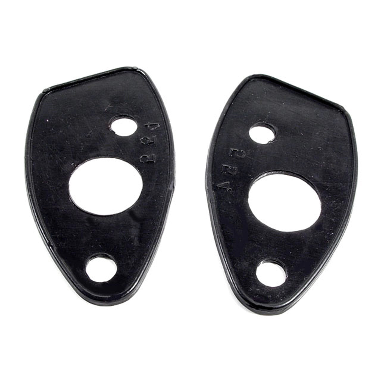 Mp 554 Headlight Pads 2-1/4" Wide X 4-1/4" Long Pair Chrysler Airflow 1934-1935, Airstream Deluxe Series Cz 1935, Airstream Series C-6 1935