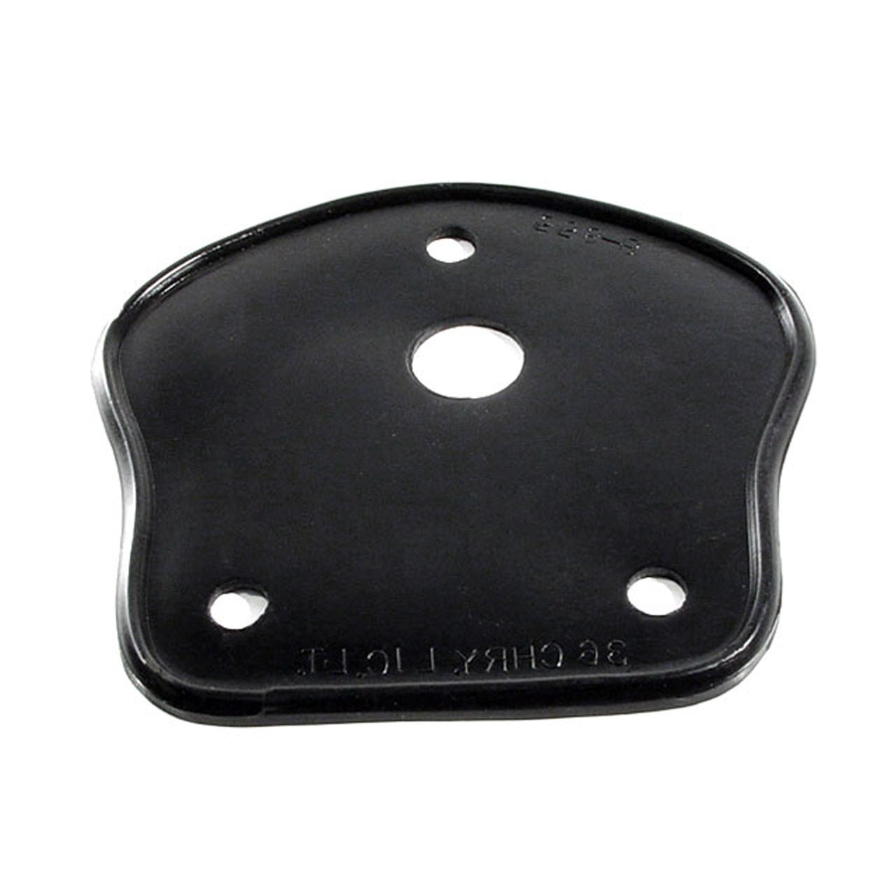 Mp 558-B License Light Pad 5-7/8" Wide X 5-5/8" Long Each Chrysler Airstream Deluxe Series C-8 1936, Airstream Series C-7 1936