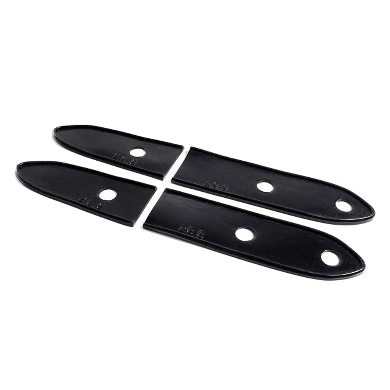 Mp 566 Trunk Hinge Pads 1-3/8" Wide X 8-5/8" Long 4-Piece Set Chrysler Airflow 1936-1937, Airstream Deluxe Series C-8 1936