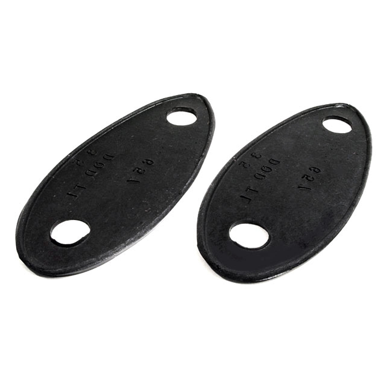 Mp 657 Tail-Light Pads 2-5/8" Wide X 6" Long Pair Dodge Series Du 1935, Series Dv 1935