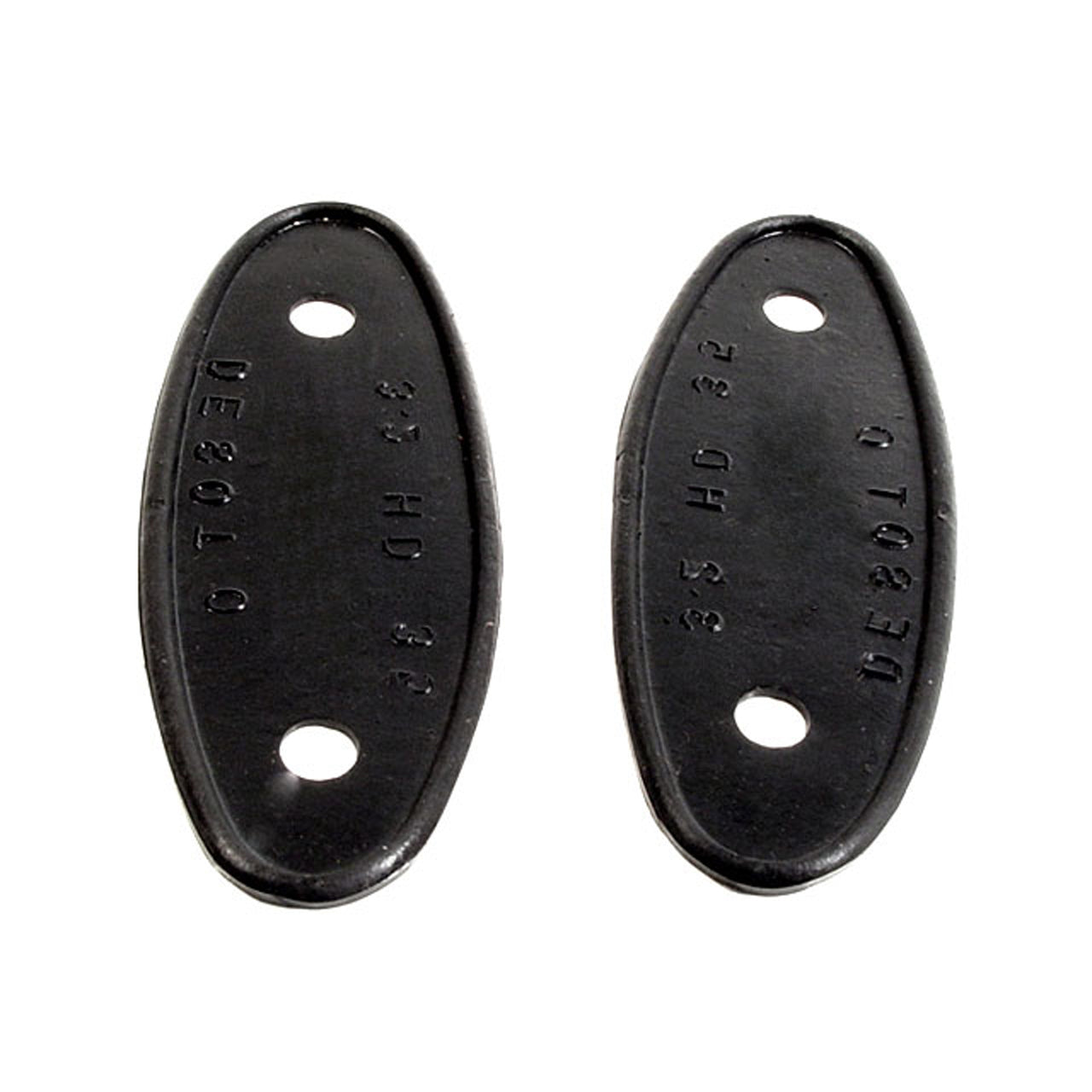 Mp 663-B Headlight Bar Pads 2" Wide X 5-3/8" Long Pair Desoto Model Sc 1932