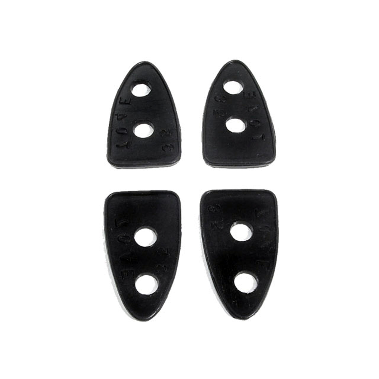 Mp 704-E Trunk Hinge Pads 1-3/8" Wide X 2-1/2" Long Set Ford Model 48 1935, Model 68 1936
