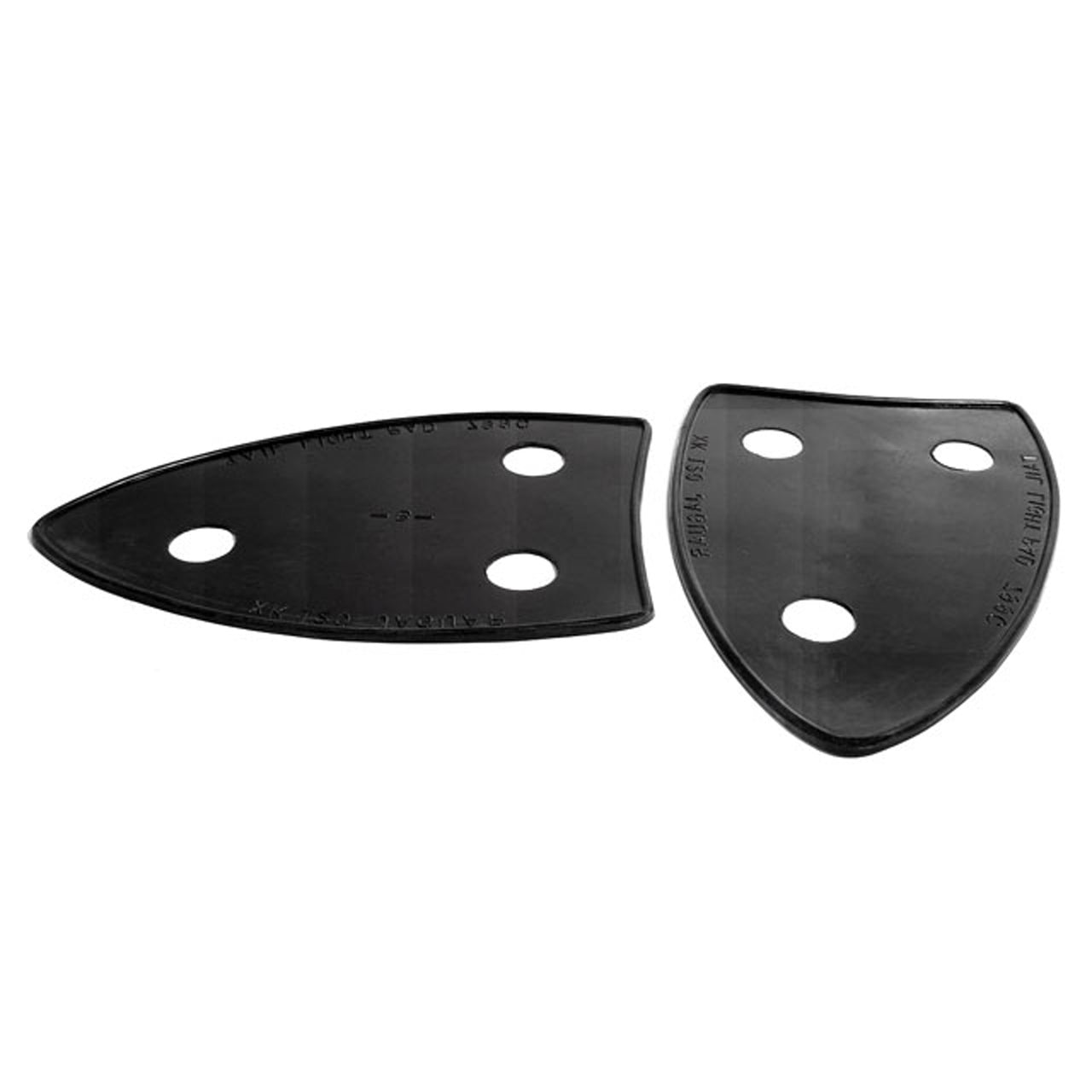 Mp 799-C Tail-Light Pads 4-3/4" Wide X 7-1/4" Long Pair R&L Jaguar Xk120 1948-1954