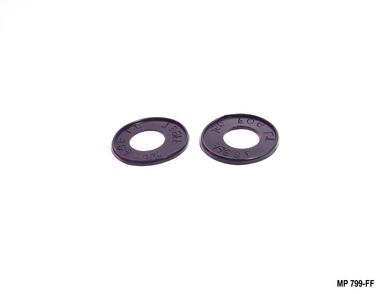 Mp 799-Ff Fog-Light Pads 1-3/4 Od Pair Jaguar Xk150 1958-1961