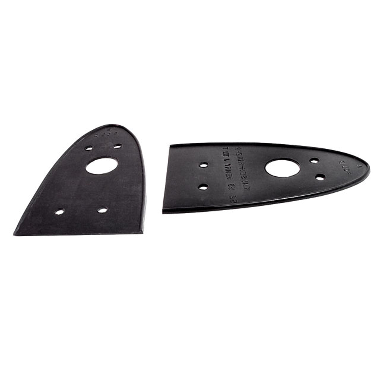 Mp 801-D Tail-Light Pads 6-15/16" Long X 3-13/16" Wide Pair R&L Kaiser Carolina 1953, Deluxe 1952-1953, Manhattan 1952-1953, Virginian 1952