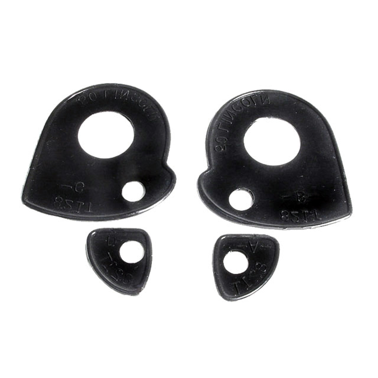 Mp 821-T Door Handle Pads 3-1/8" Long & 1-1/4" Long Set R&L Lincoln Cosmopolitan 1950, Lincoln 1950