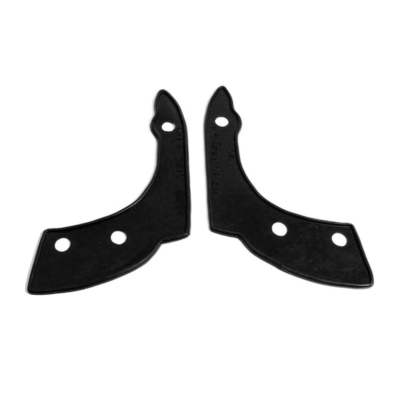 Mp 948-B Side Wing Window Pads 5-3/4" X 4-1/2" Pair Plymouth Business 1937-1938, Deluxe 1937-1938