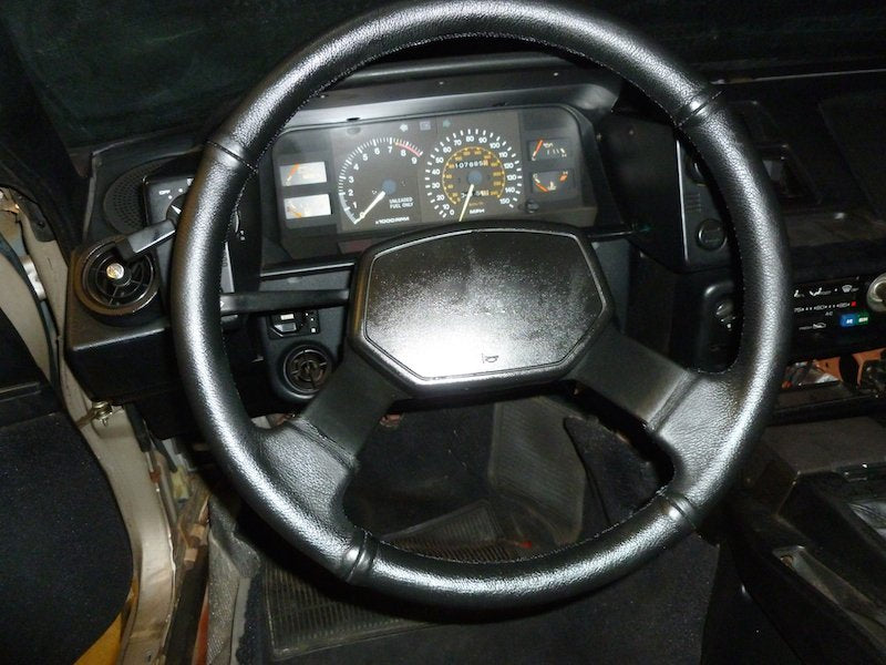 1985-89 Toyota MR2 steering wheel cover - 2-spoke