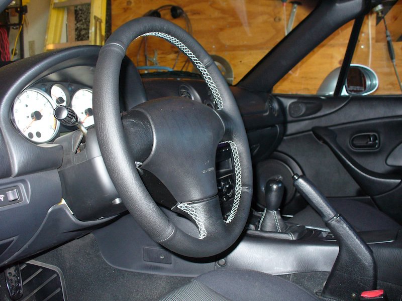 1998-05 Mazda Miata NB steering wheel cover - 3-spoke