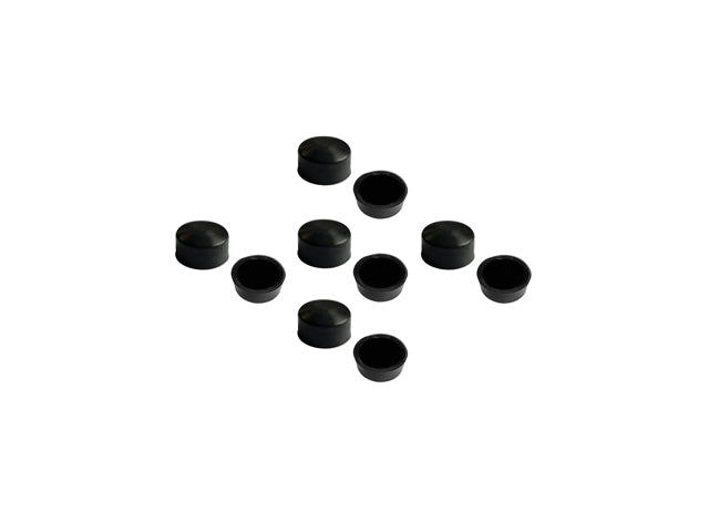 Nc 7 Cap-Screw Cover .43" (10.9Mm) X .3" (7.6Mm). Heat-Proof Silicone. 10-Pc Set