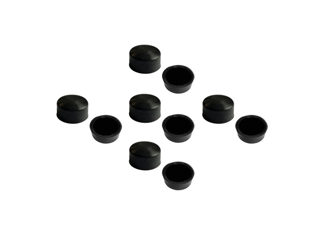 Nc 9 Cap-Screw Cover .56" (14.2Mm) X .39" (9.9Mm). Heat-Proof Silicone. 10-Pc Set