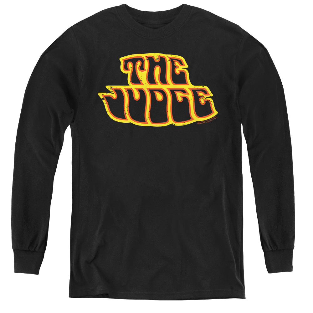 Pontiac Judge Logo Youth Long Sleeve - Black