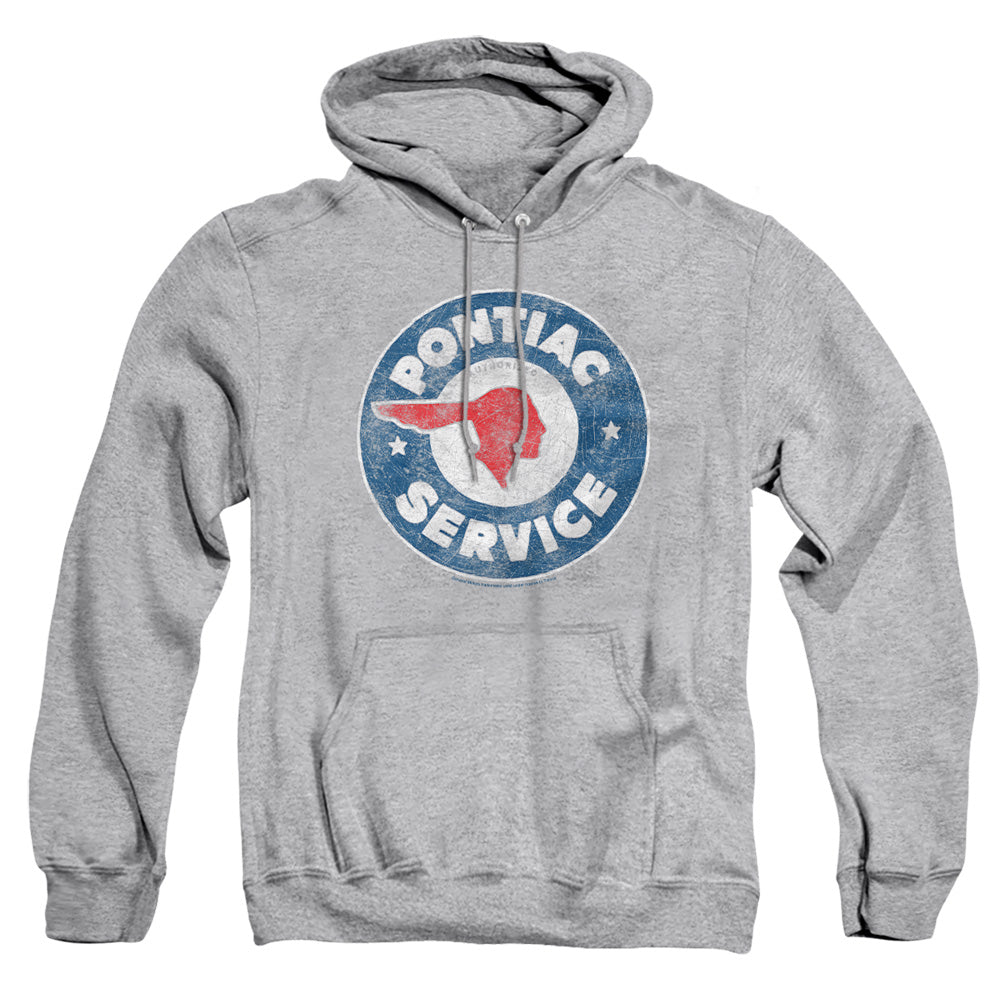 Pontiac Service-Adult Pullover Hoodie-Athletic Heather