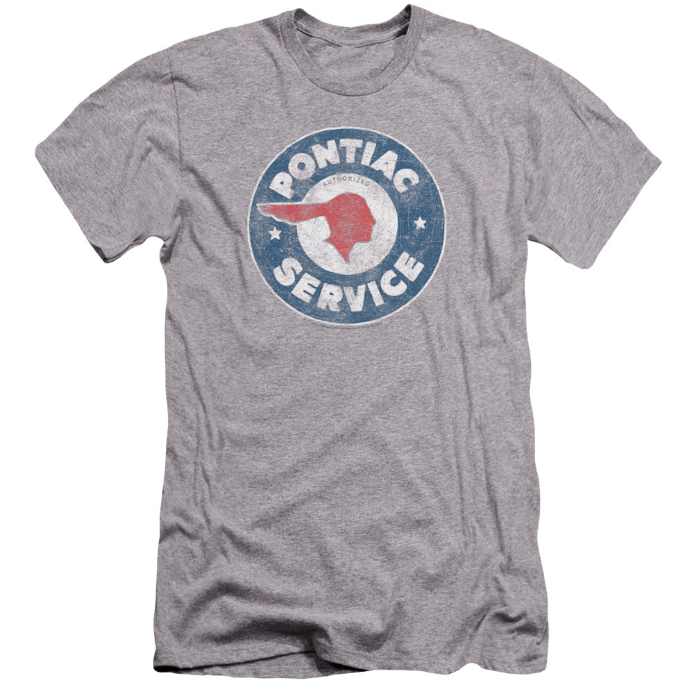 Pontiac Service-Premium Canvas Adult Slim Fit 30/1-Athletic Heather