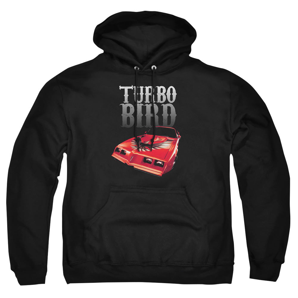 Pontiac Turbo Bird-Adult Pullover Hoodie-Black
