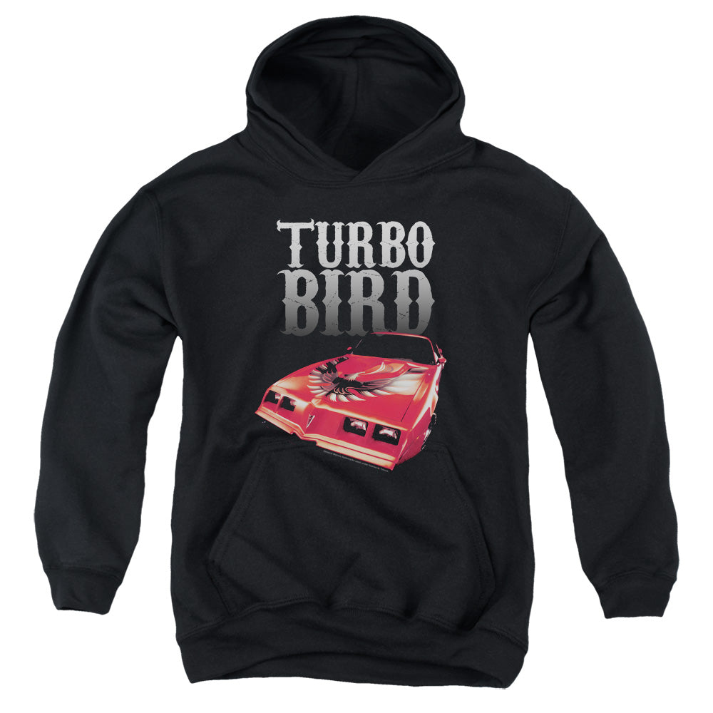 Turbo Bird-Youth Hooded Sweatshirt-Black