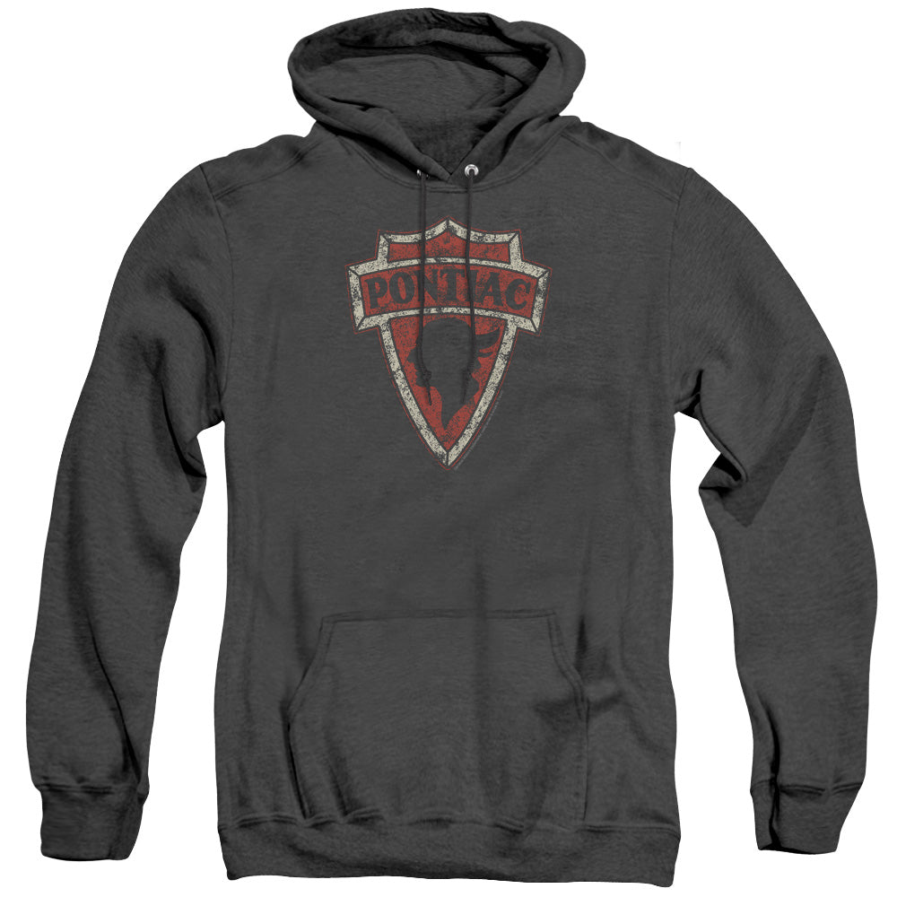 Pontiac Early Arrowhead Adult Pullover Hoodie - Black