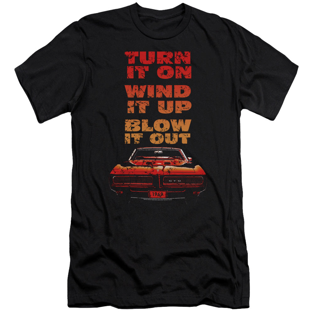 Pontiac Blow It Out GTO Premium Canvas Adult Slim Fit 30/1 - Black