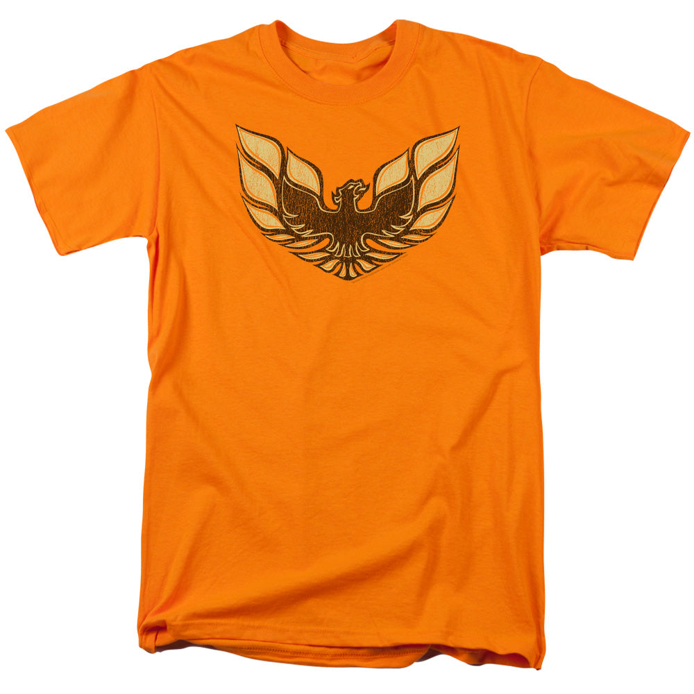 Pontiac Ross 1975 Bird-Adult Regular Fit Short Sleeve-Orange