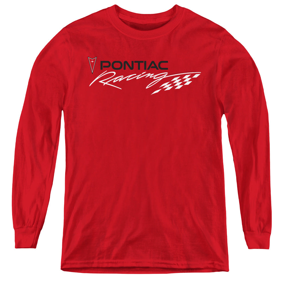 Pontiac Red Pontiac Racing-L/S Youth-Red