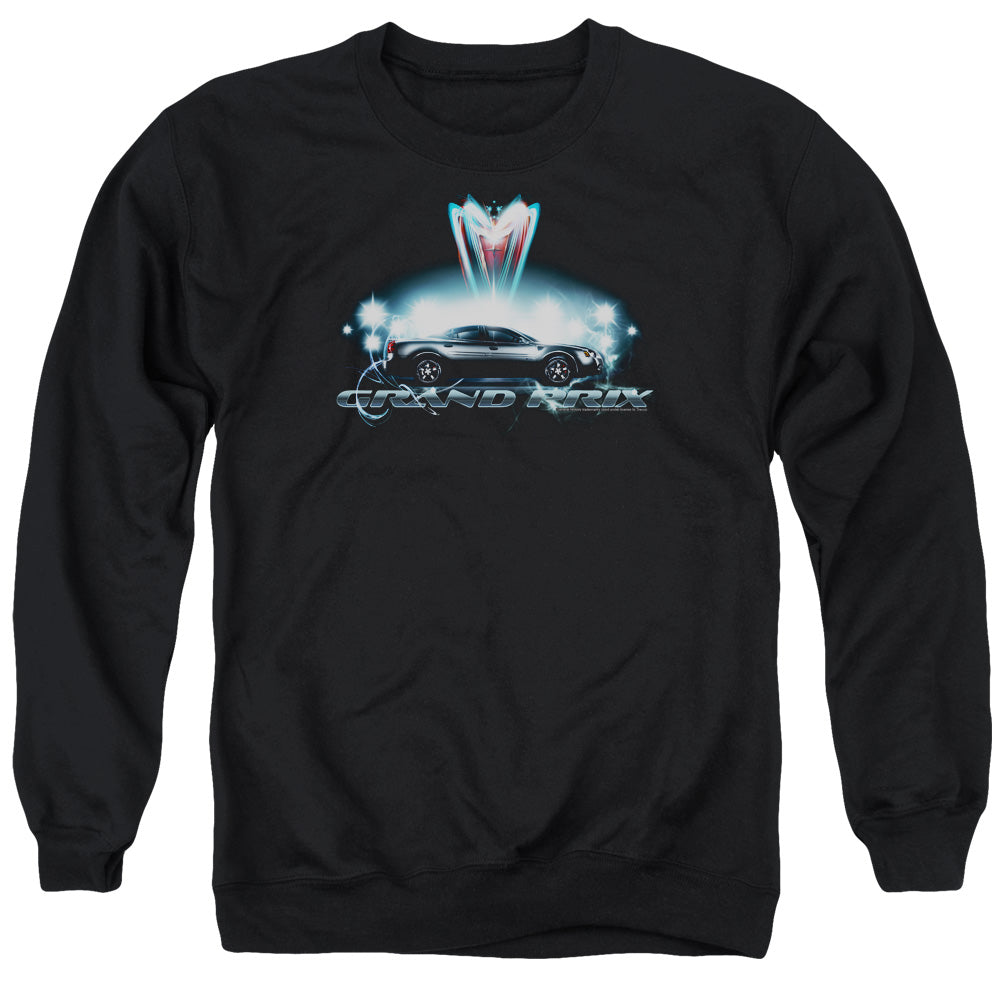 Pontiac Silver Grand Prix-Adult Crewneck Sweatshirt-Black