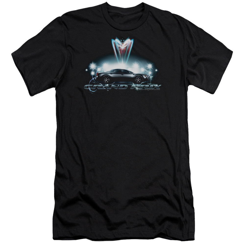 Pontiac Silver Grand Prix-Premium Canvas Adult Slim Fit 30/1-Black