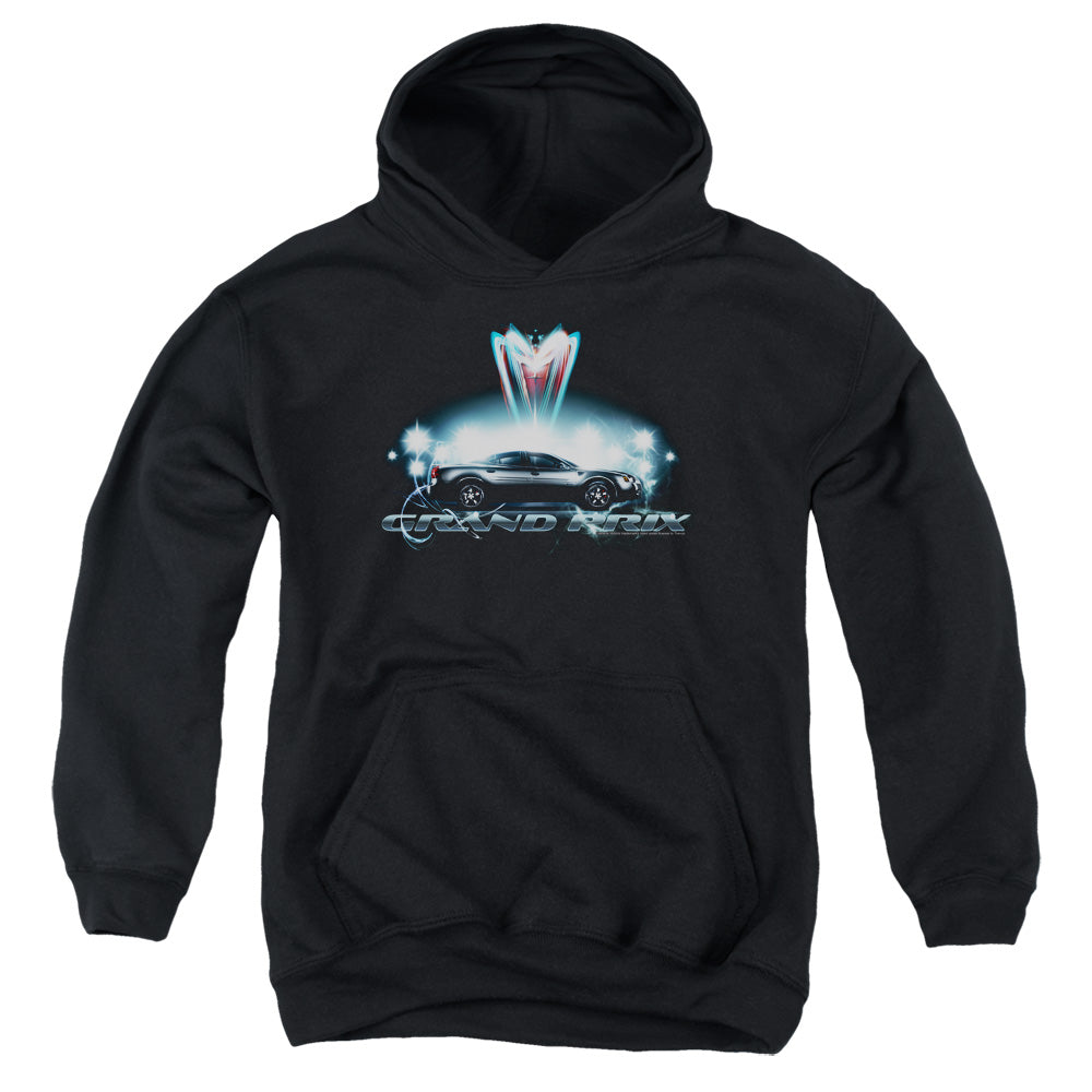 Pontiac Silver Grand Prix-Youth Hooded Sweatshirt-Black