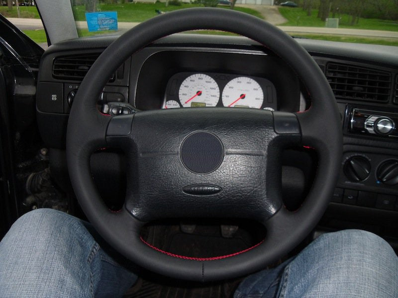 1993-99 Volkswagen Golf MK III steering wheel cover - 4-spoke