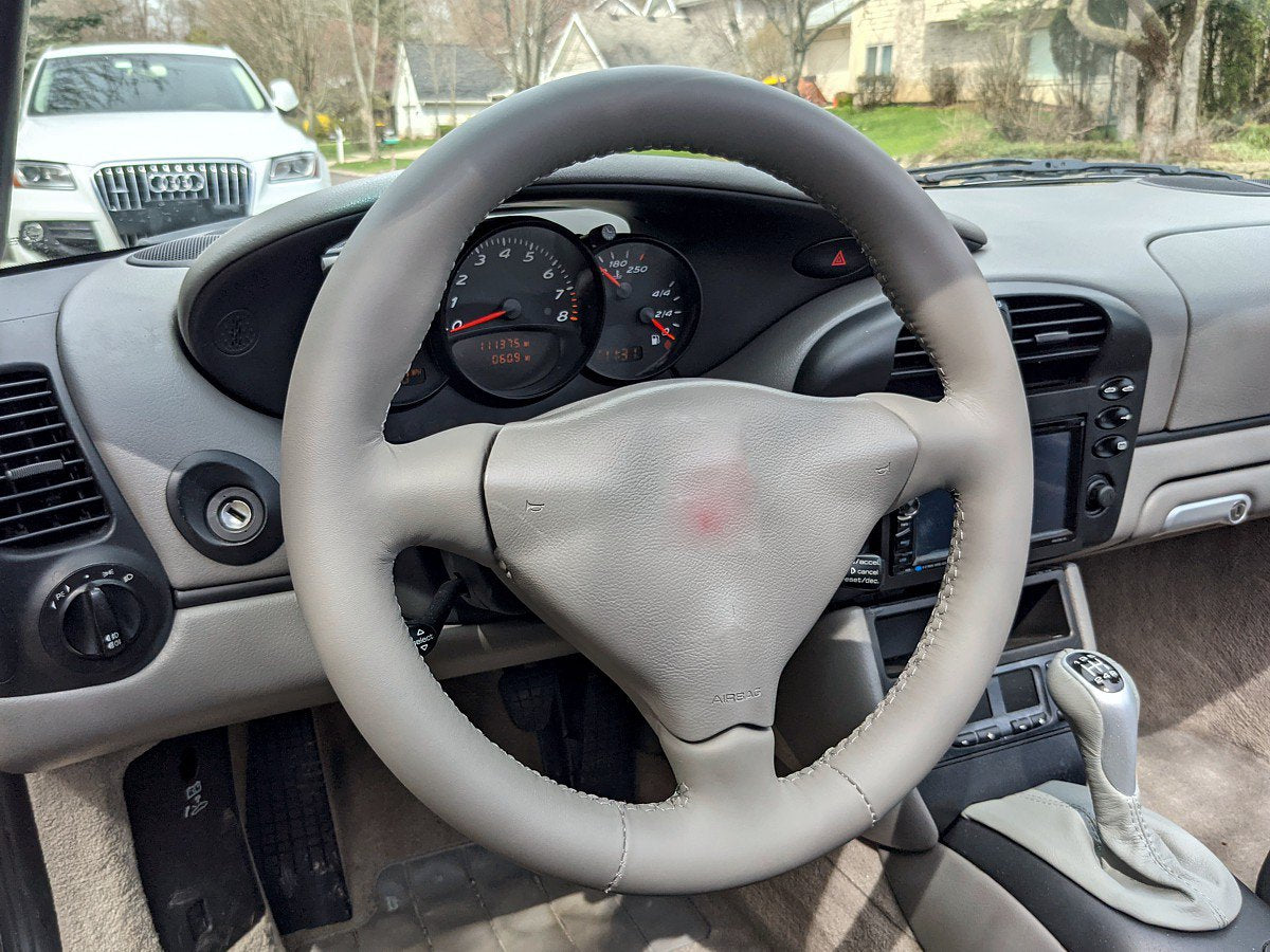 1998-04 Porsche 911 (996) steering wheel cover - 3-spoke