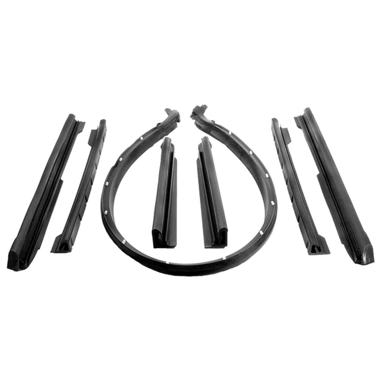 Rr 1610 Convertible Top Rail Kit Buick Gs 1971-1972, Gs 400 1968-1969, Gs 455 1970-1972, Skylark 1968-1972
